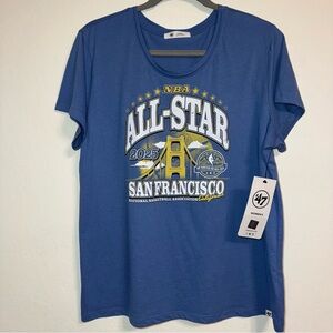 NWT Golden State Warriors Shirt 2025 All Star 47' Brand Women’s L San Francisco